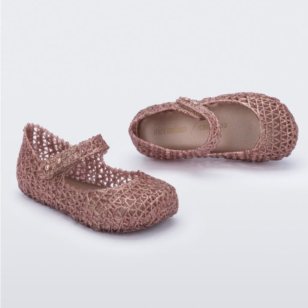 Mini Melissa Kids' Gold Shoes